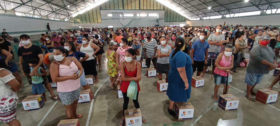 Distribuição de 690 Cestas Básicas no Cabo de Santo Agostinho - PE